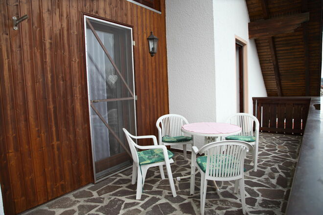 Ferienhaus Grimm Bad Gögging Balkon