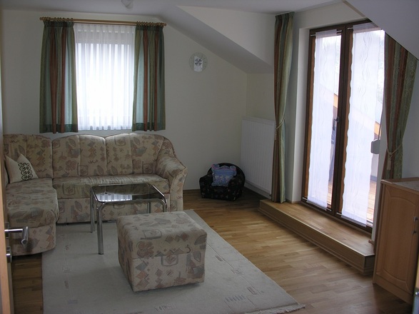 Wohnzimmer, Ferienwohnung Eckinger, Kelheim, Stausacker
