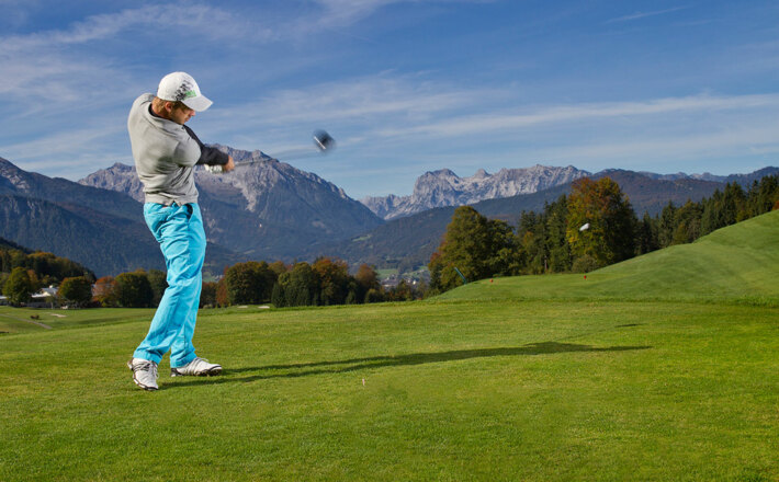 Bergpanorama am Abschlag 4
