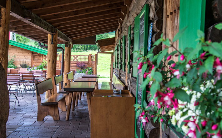 Terrasse des Holzkäfers