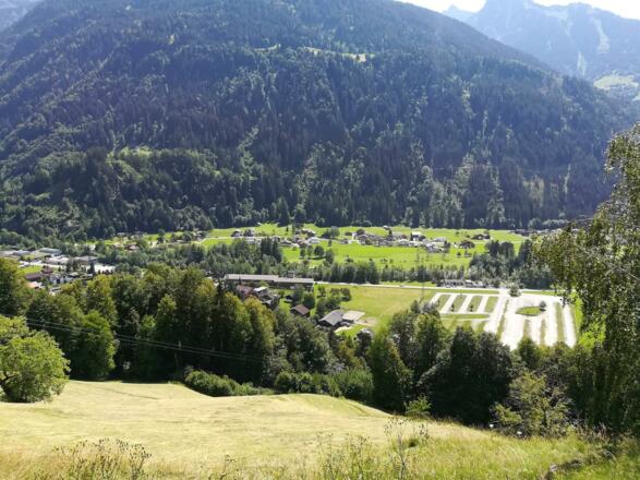 Aussicht auf die Zamangbahn