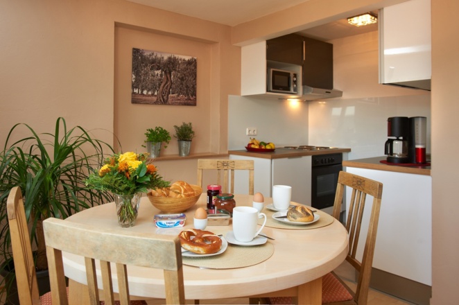 Ferienwohnung No2 Küche, Esszimmer