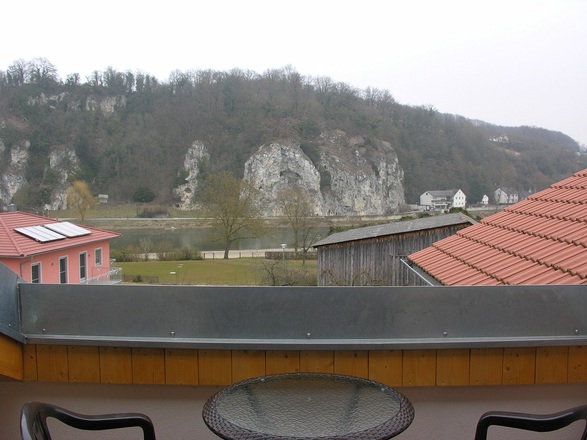 Blick vom Balkon