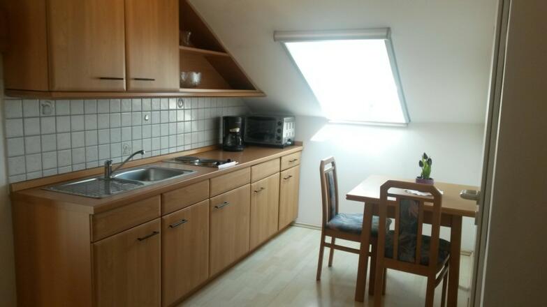 Küche mit Essplatz Ferienwohnung 3