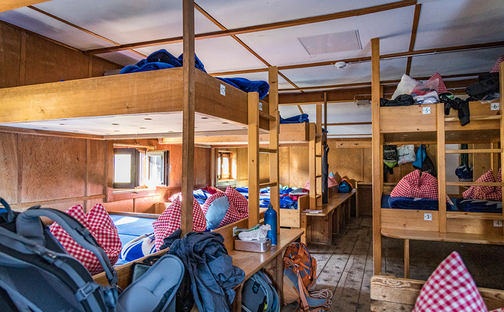 Lager | Neue Traunsteiner Hütte auf der Reiter Alm