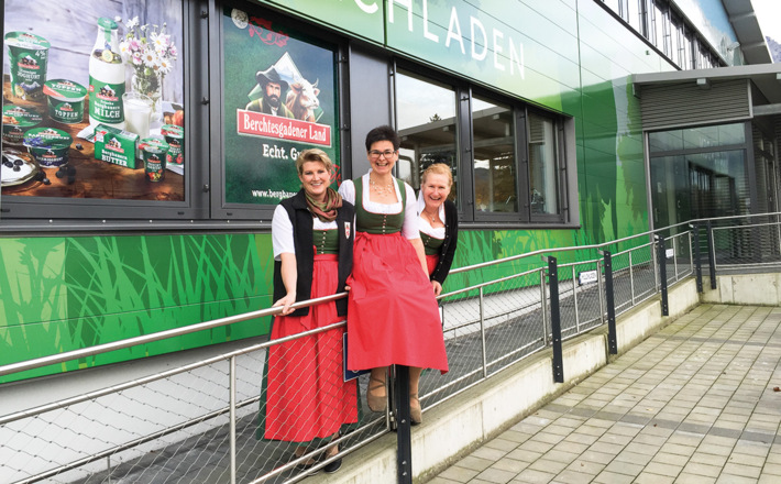 Das Team vom Milchladen der Bergbauernmilch