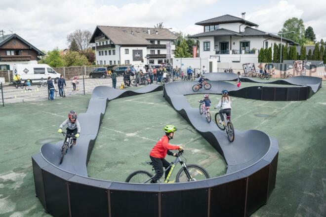Pumptrack beim Café-Restaurant Kiener