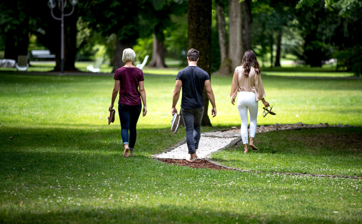 Das Mäander Labyrinth im Ortenaupark