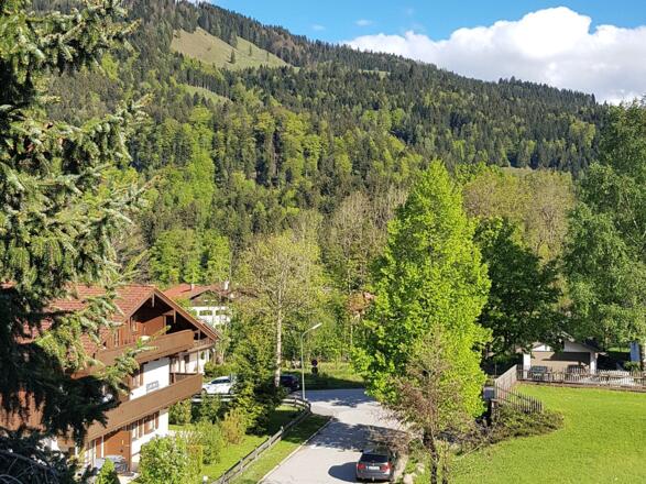 Ausblick vom Balkon
