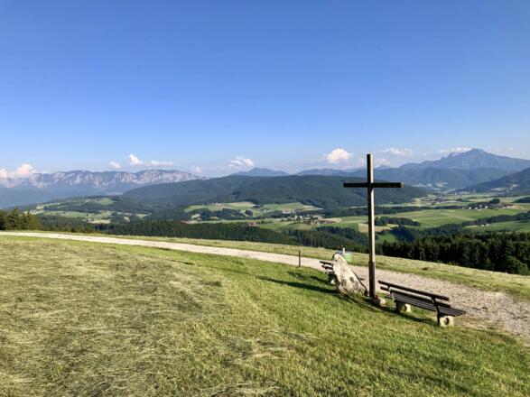Ausblick vom Lichtenberg am Weg zum Leichtturm