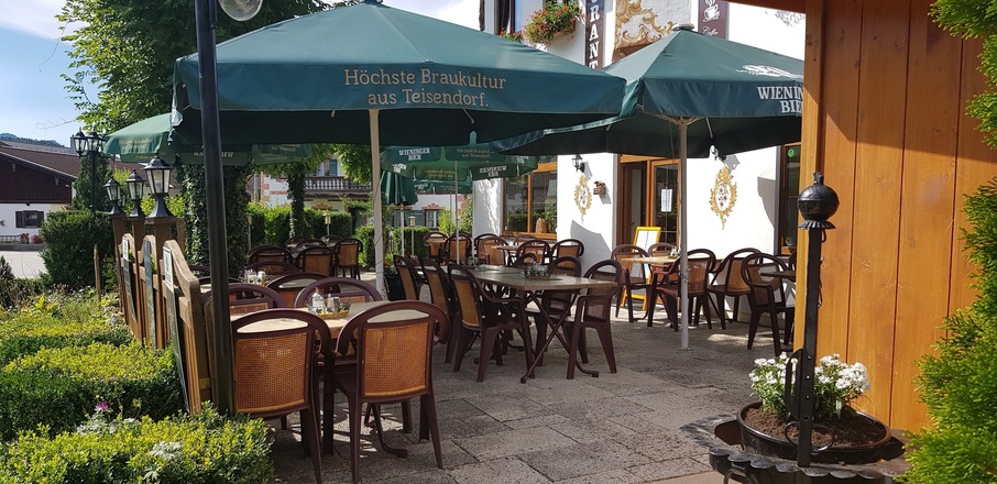 Gasthof Bavaria mit Terrasse