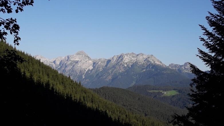 Wunderschöner Blick aufs Tennengebirge