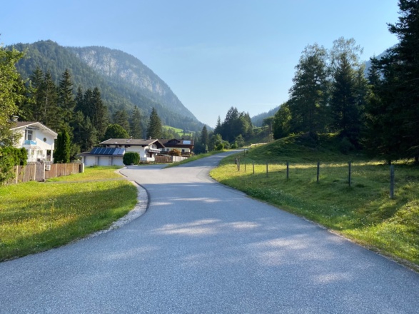 Durch Reith in Richtung Lanzental