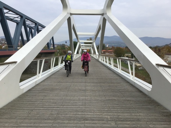 Schleifenroute - Deggendorf Radbrücke