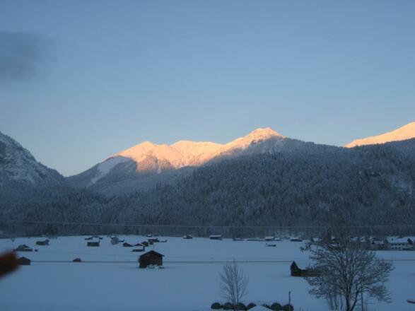 Ausblick vom Balkon nach Westen