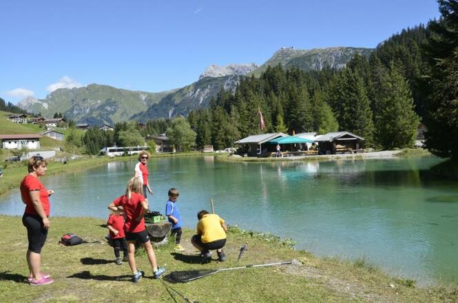 Fischteich in Zug bei Lech