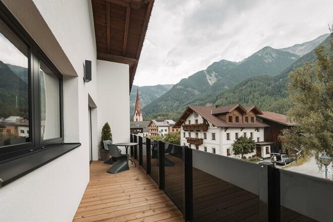 Blick vom Balkon