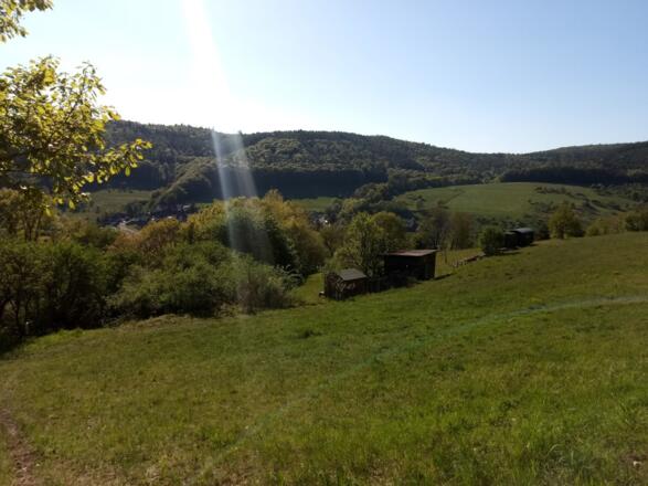 Ausblick auf dem Europäischen Kulturweg Hobbach