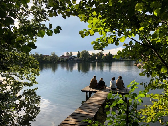 Schleifenroute - Weßlinger See Pausenplatz