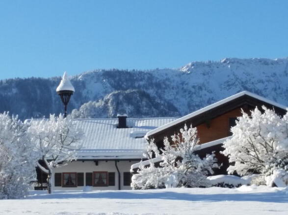 Unser Haus im Winter