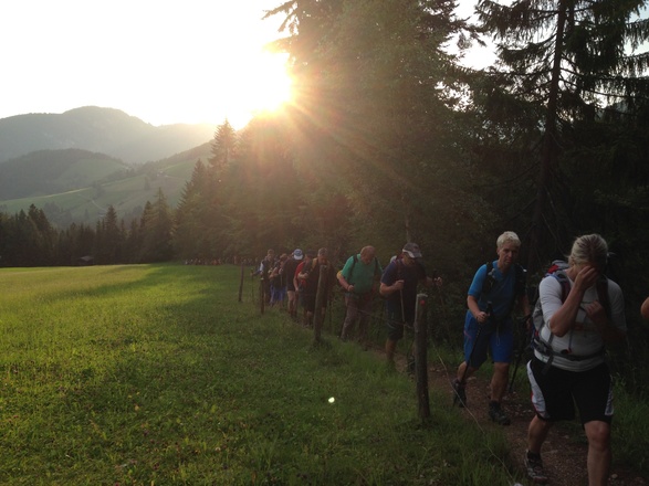 Kitzalp24 beim Sonnenuntergang