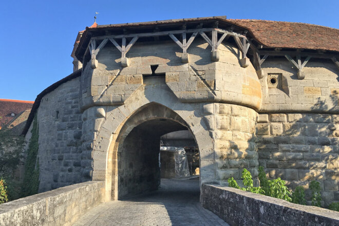 Schleifenroute - Rothenburg odT Eingangstor