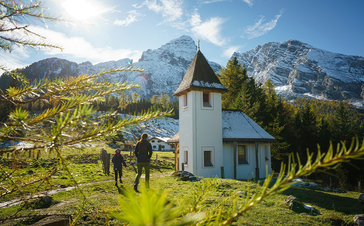 Bergsteiger Gedenkkapelle St. Bernhard auf Kühroint