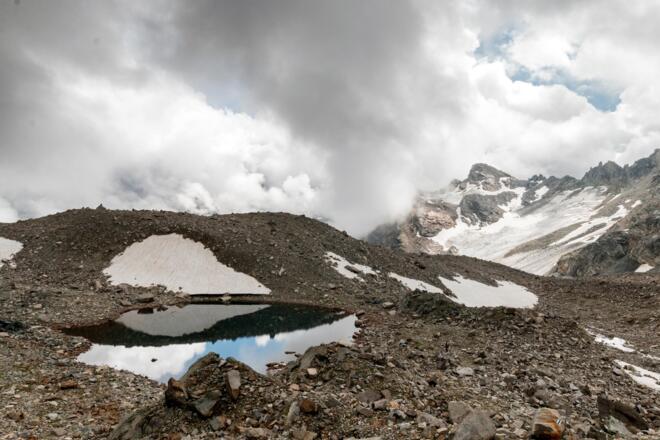 Gletschersee am Litzner Sattel