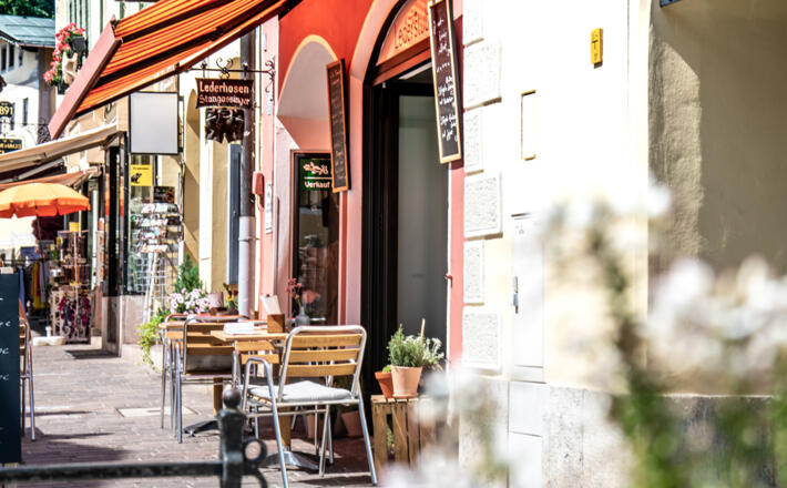 In der Fußgängerzone