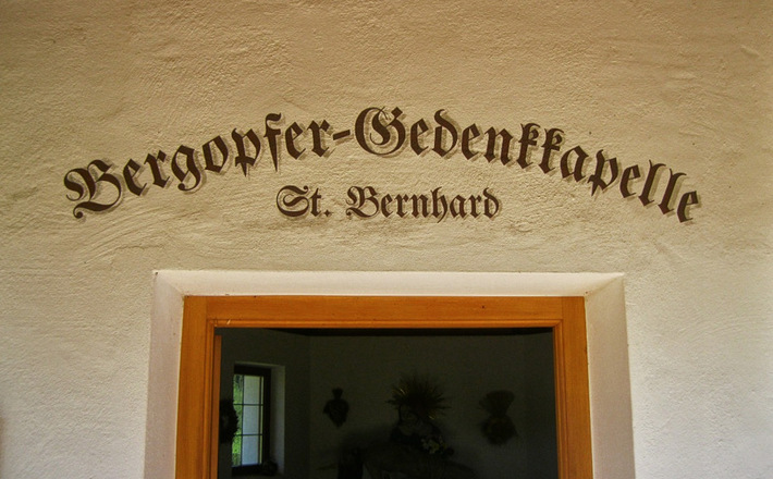 Zum Gedenken an die Bergopfer