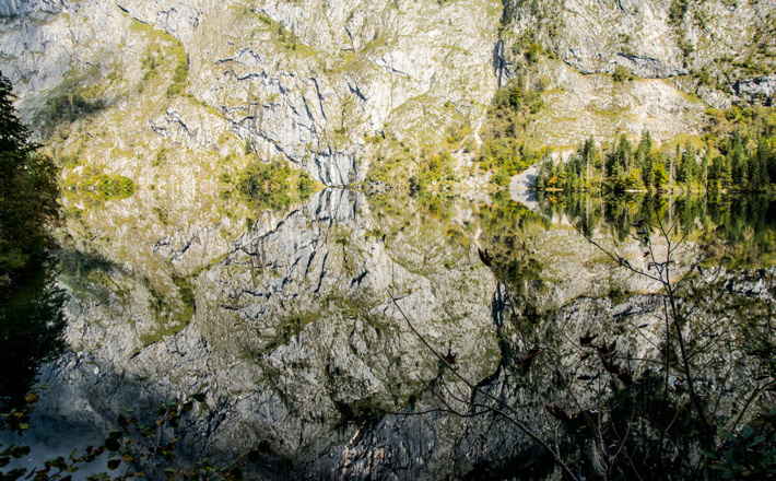 Spiegelung im Obersee