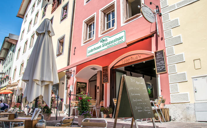 Die Lederstub'n im historischen Zentrum Berchtesgadens