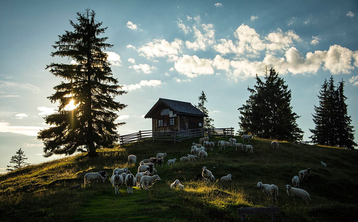 Abends auf dem Toten Mann