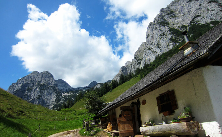 Die Halsalm im Nationalpark Berchtesgaden