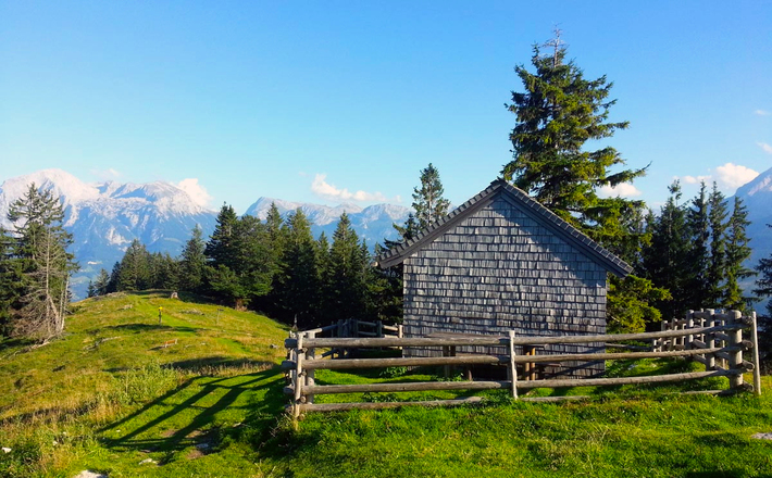 Die Bezoldhütte auf dem Toten Mann