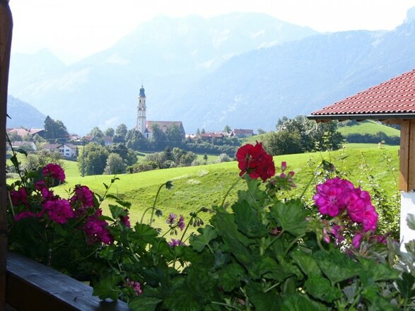 traumhafte Aussicht vom Balkon