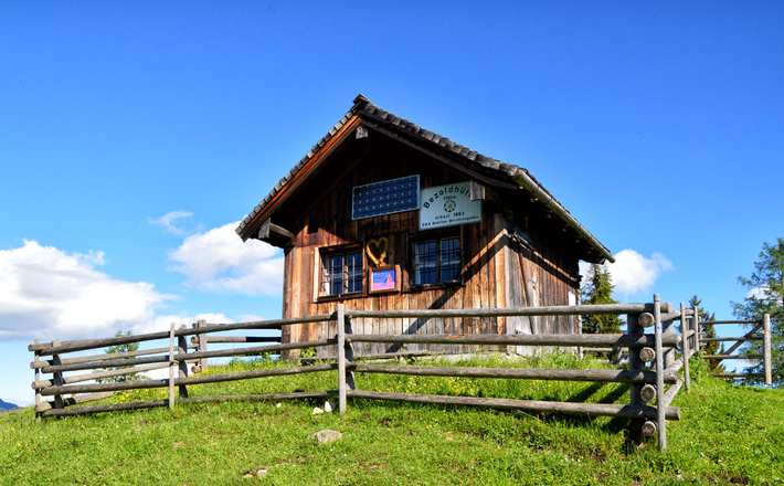 Die Bezoldhütte auf dem Toten Mann
