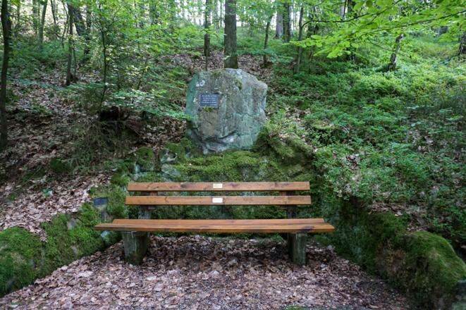 Rastmöglichkeit auf dem Wanderweg am Muppberg