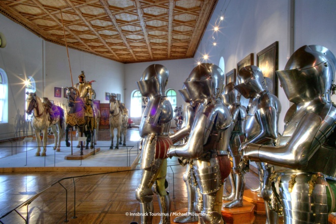 Schloss Ambras Innsbruck - die Rüstkammer