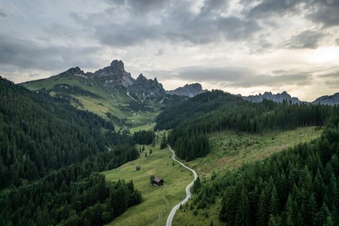 Blick auf die Bischofsmütze
