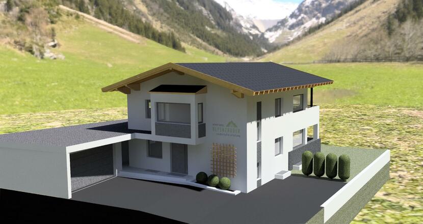 Haus hinten