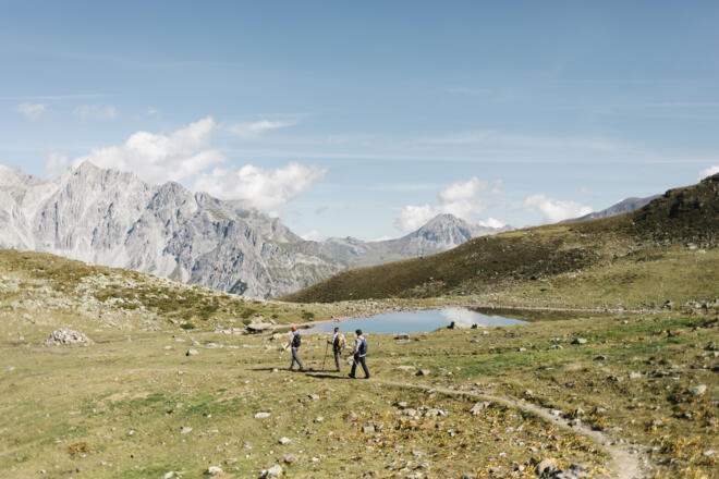 Die Hochgebirgslandschaft am Arlberg