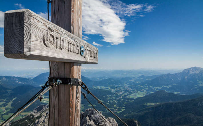 Gipfelkreuz Hochkalter