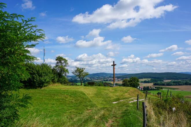 Am Aussichtspunkt Graitzer Berg