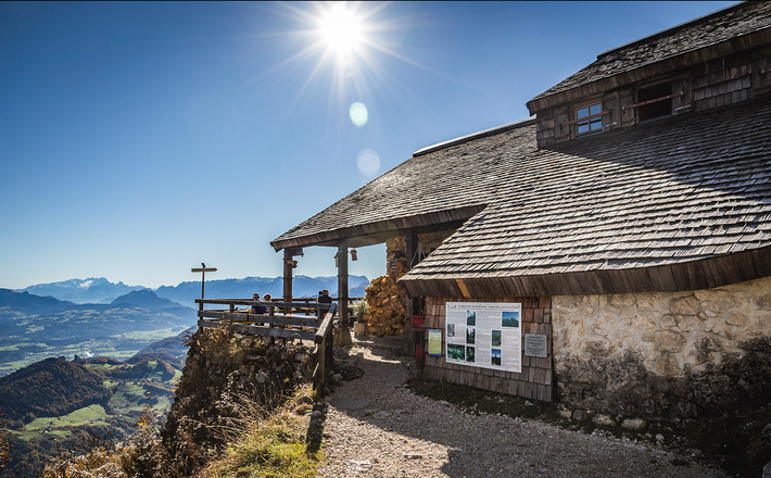 Die Toni-Lenz-Hütte am Untersberg