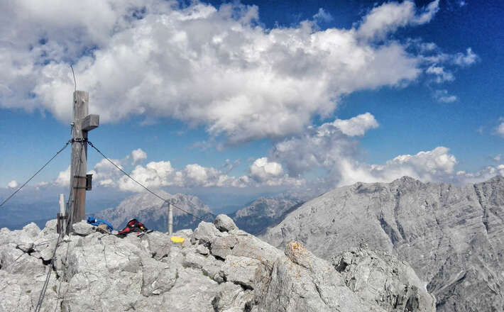 Am Hochkalter Gipfel