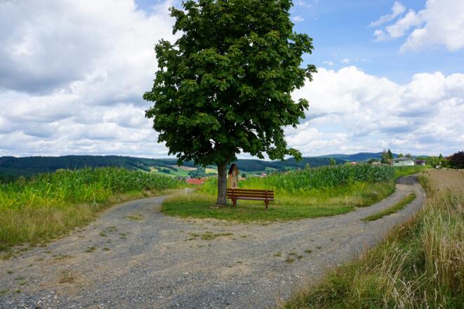 Rastplatz kurz vor Schneckenlohe