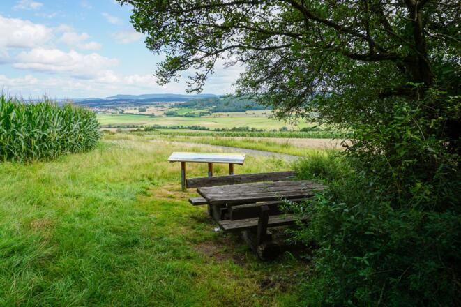 Aussichtspunkt über dem Itztal