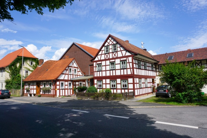 Fachwerkhäuser in Untermerzbach