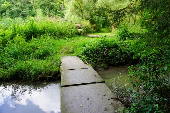 Brücke an der Helenenquelle
